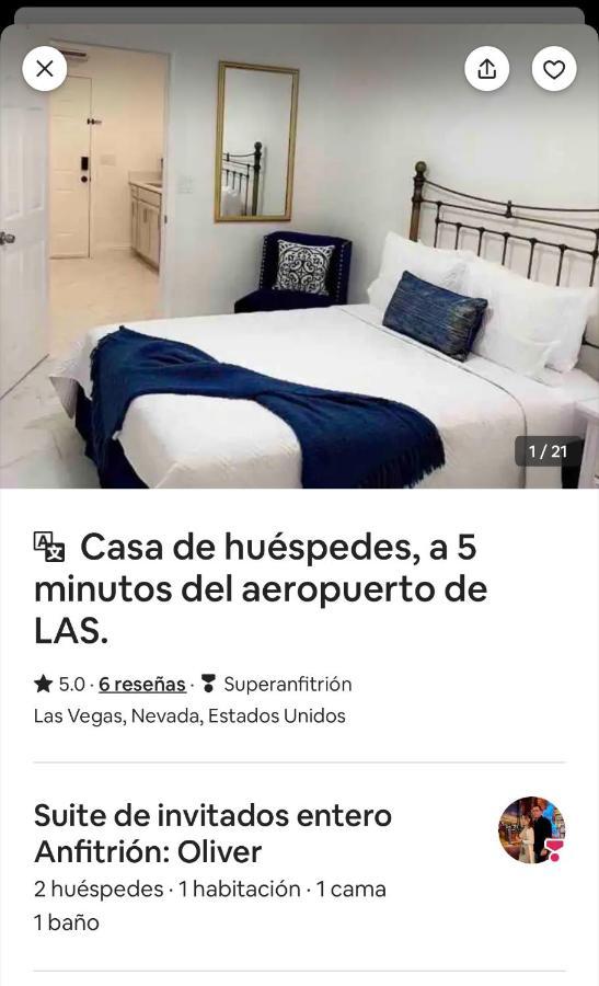 Guest House , 5 Min Away From Las Airport. لاس فيغاس المظهر الخارجي الصورة